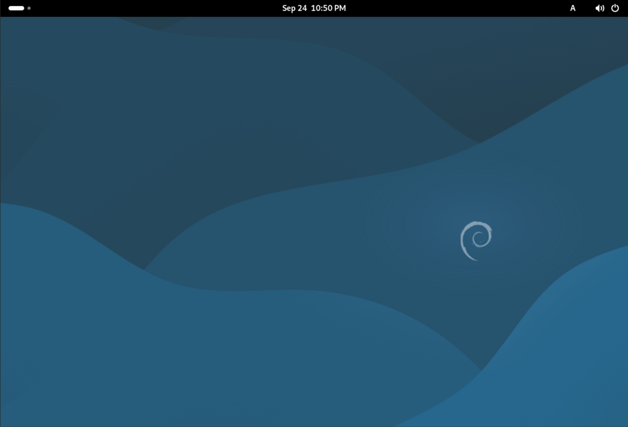 Debian 13.0 — GNOME desktop