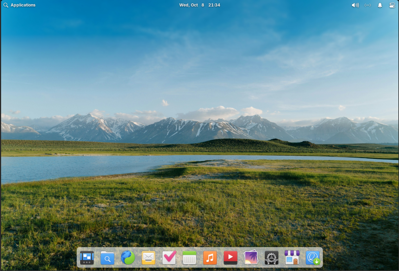 elementary OS 8.0 — Pantheon desktop