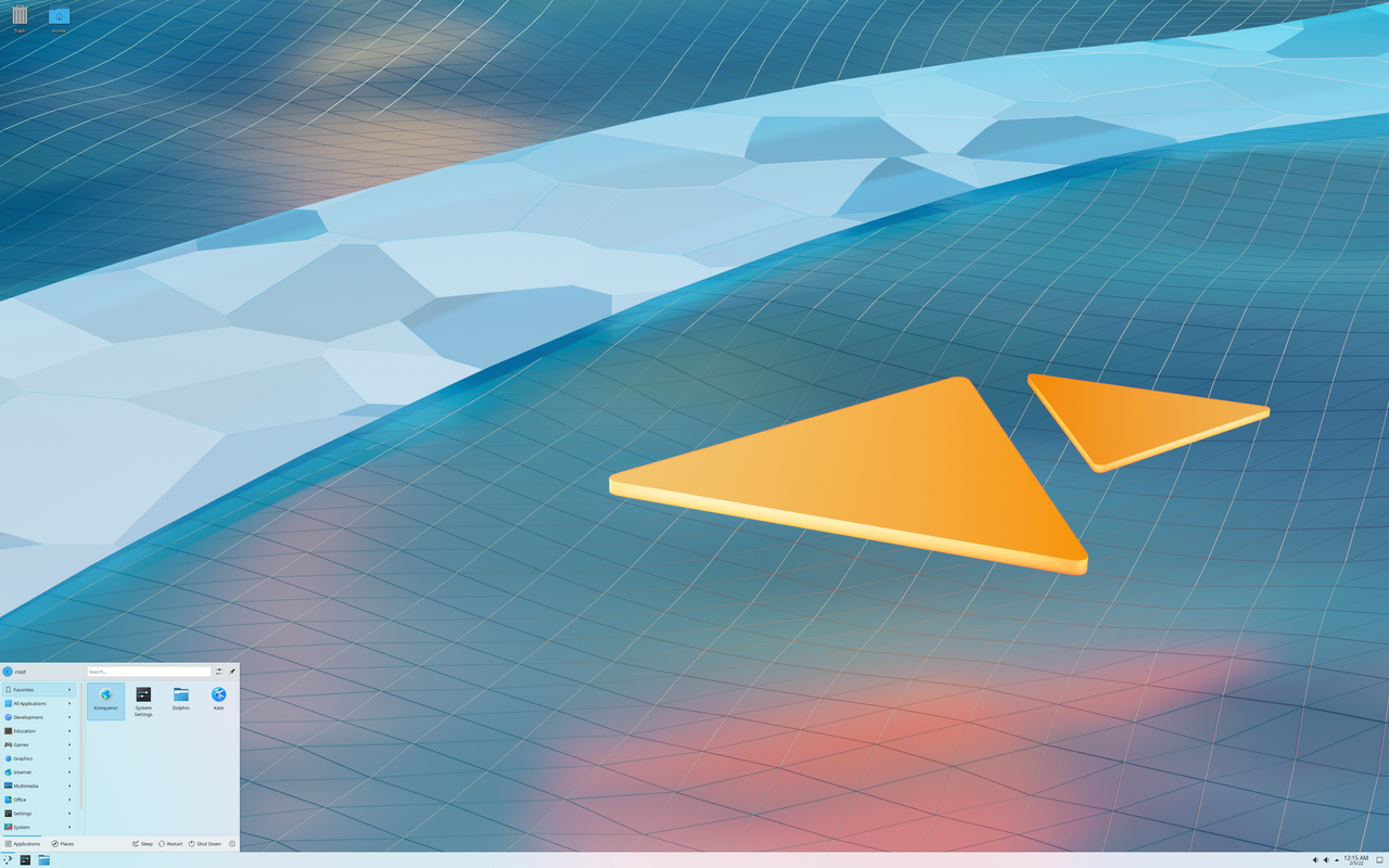 Slackware 15.0 — KDE Plasma desktop